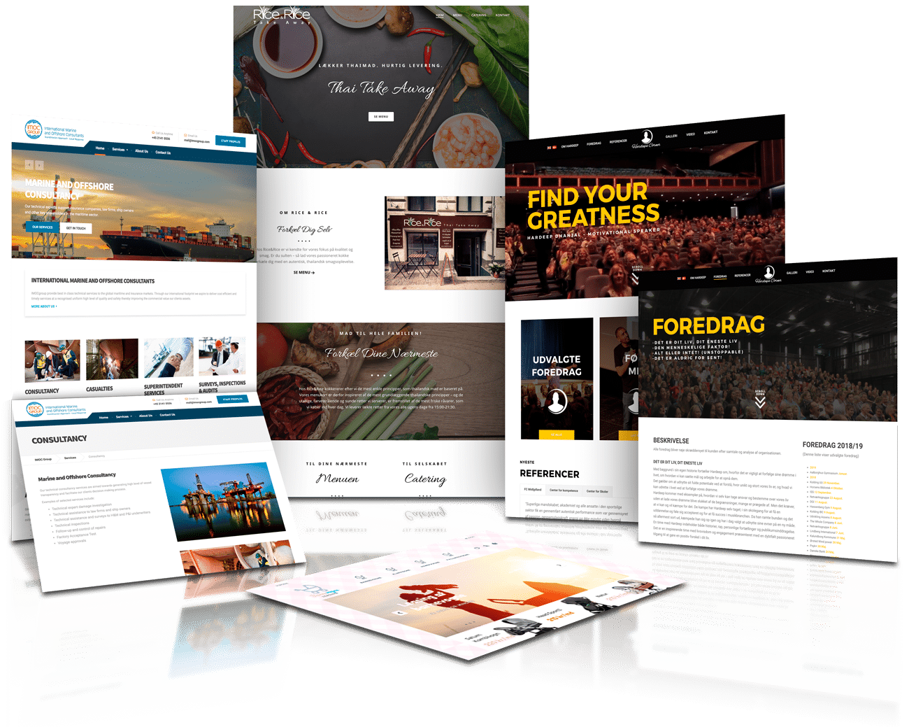 Professionel hjemmesideløsning med responsivt design og moderne brugerflade